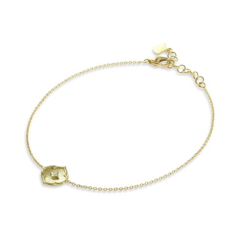 Diamond Studded Bracelet in 18Kt Gold