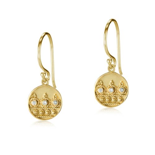 Diamond Earring In 18Kt Gold