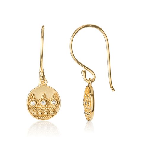 Diamond Earring In 18Kt Gold