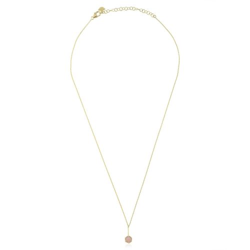 Opal Pendant Chain Necklace In 18Kt Gold