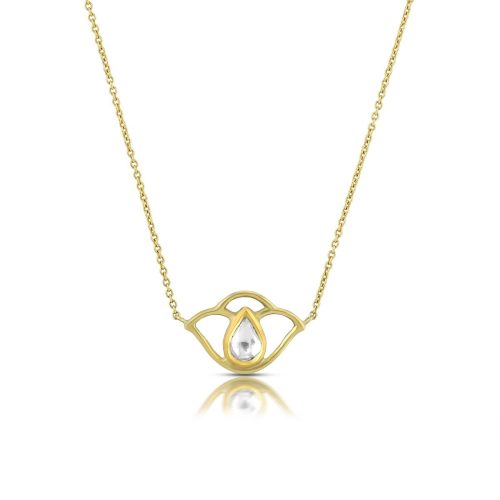 Diamond Jadau Necklace In 18Kt Gold