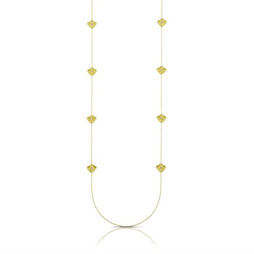 Diamond Chain Necklace In 18Kt Gold