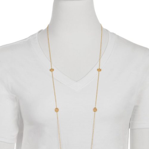 Round Ruby Pendant Necklace In 18Kt Gold