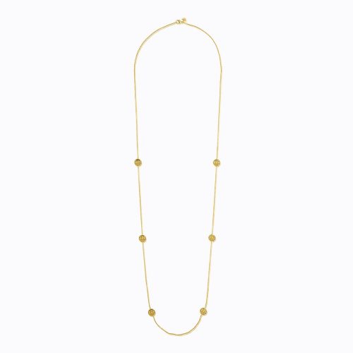 Full Cut Diamond Pendant Necklace In 18Kt Gold