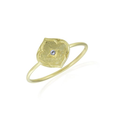 Tanzanite Studded Ring in 18KT Gold